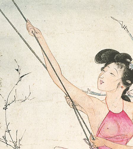 宁安-胡也佛的仕女画和最知名的金瓶梅秘戏图